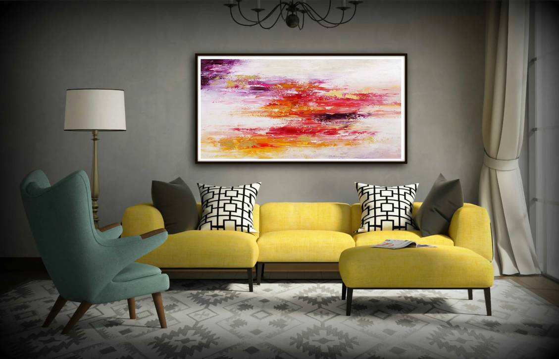 Work Painting Oversized Textured Abstract Canvas Wall Art 8U1SP wall art